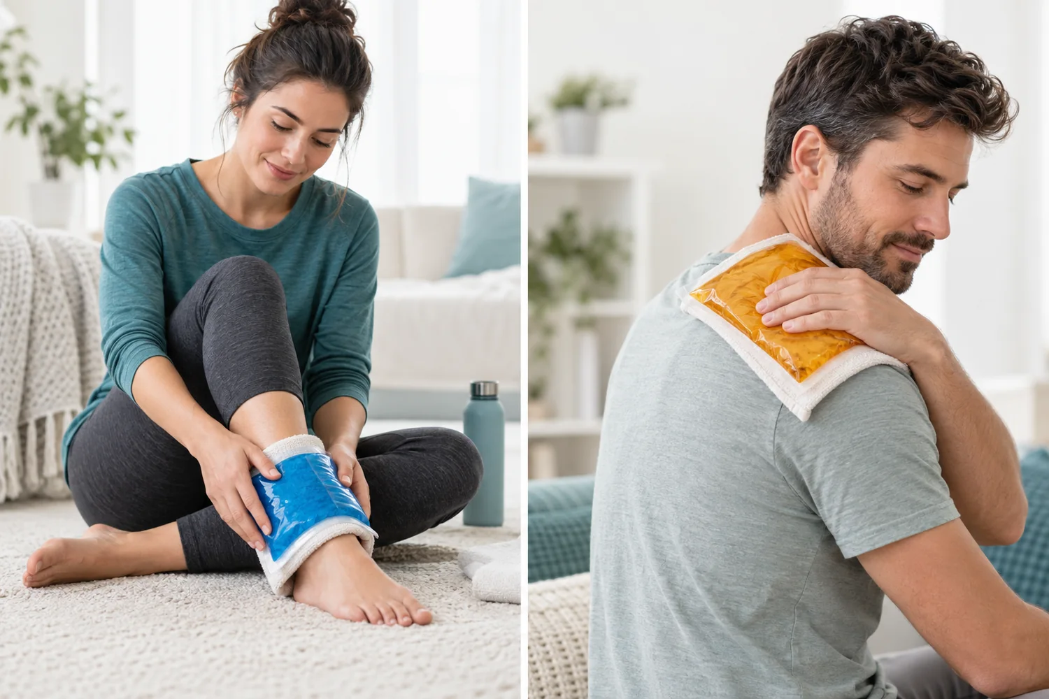 Reusable hot and cold packs for everyday comfort and recovery routines